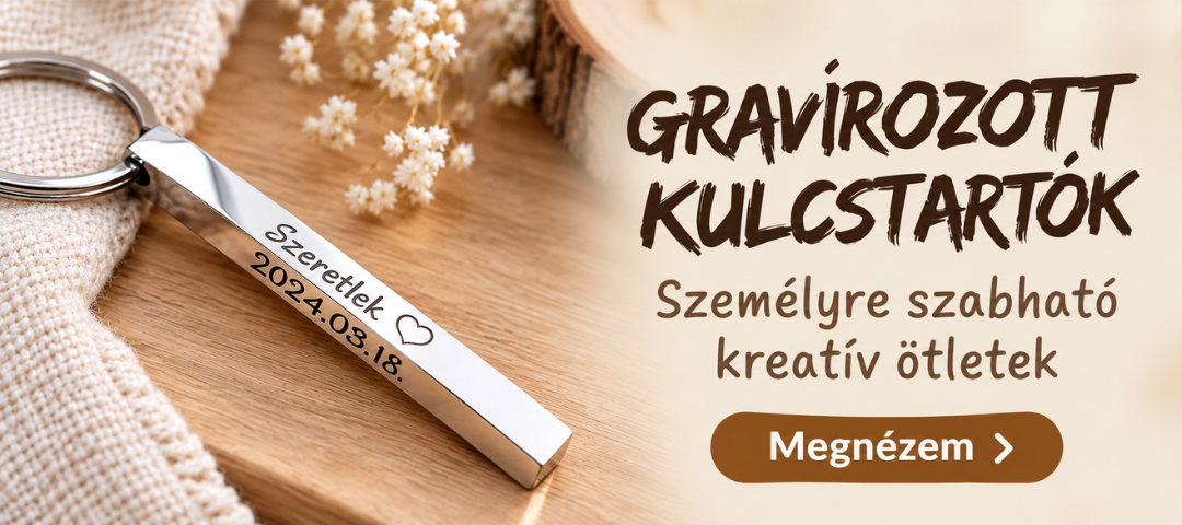 Gravírozott kulcstartók 
