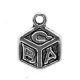 Ábécé kocka charm 01.