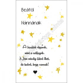   A barátok olyanok... - Ajándékkártya barátnőnek könyvjelzőhöz, kulcstartóhoz