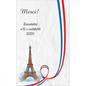   Ajándékkártya franciatanároknak könyvjelzőhöz, kulcstartóhoz