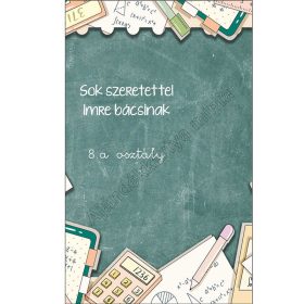   Ajándékkártya tanároknak könyvjelzőhöz, kulcstartóhoz