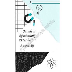   Ajándékkártya tanároknak könyvjelzőhöz, kulcstartóhoz