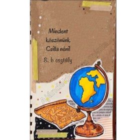   Ajándékkártya tanároknak könyvjelzőhöz, kulcstartóhoz