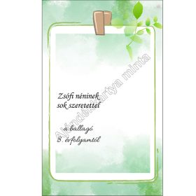   Ajándékkártya tanároknak könyvjelzőhöz, kulcstartóhoz