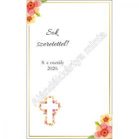   Ajándékkártya hittan tanároknak könyvjelzőhöz, kulcstartóhoz