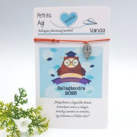 Ballagási jókívánság karkötő végzősöknek 3.