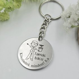 Ballagási kulcstartó biológiatanároknak, ajándék biológia tanárnak 