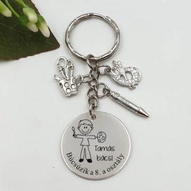 rajztanar_ajandek_kulcstarto