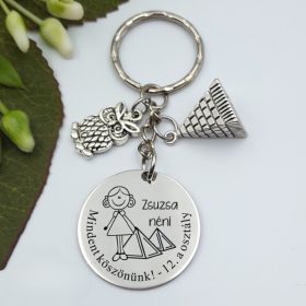 tortenelemtanar_ajandek_kulcstarto