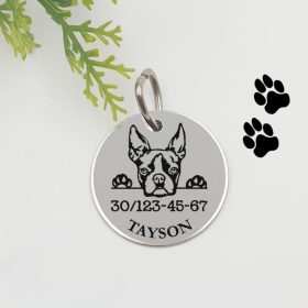 Kutyabiléta saját kutyusod nevével - boston terrier