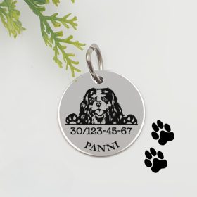   Kutyabiléta saját kutyusod nevével - cavalier king charles spaniel