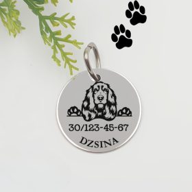 Kutyabiléta saját kutyusod nevével - cocker spaniel 2.