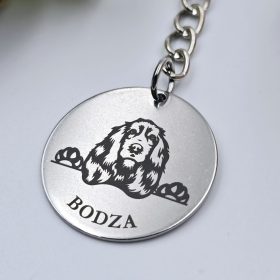   Kutyás kulcstartó saját kutyusod nevével - cocker spaniel 2.