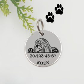 Kutyabiléta saját kutyusod nevével - komondor