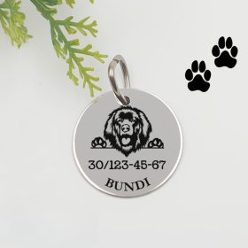 Kutyabiléta saját kutyusod nevével - leonbergi