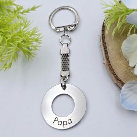 Alap kulcstartó felirattal - díszítsd kedved szerint charmokkal, medálokkal 