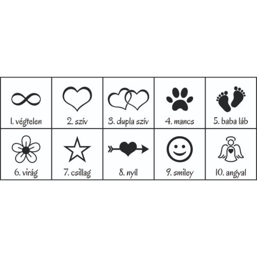 4 oldal, 4 szó - Nemesacél kulcstartó egyedi feliratokkal