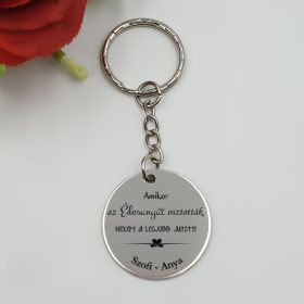   Kulcstartó "Amikor az édesanyát osztották..." felirattal, egyedi nevekkel	