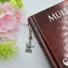 Könyvjelző charm dísszel - Anubisz egyiptomi isten (történelemtanároknak)