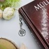 Könyvjelző charm dísszel - életfa 2. (biológiatanároknak)