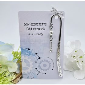 Ballagási könyvjelző technikatanároknak, ajándék technika tanárnak 