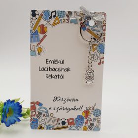 bagoly_kulcstarto_ajandek_tanaroknak