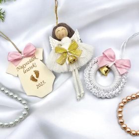   Baba bejelentő karácsonyi ajándékszett (fiús, lányos, és semleges színben) - 06.