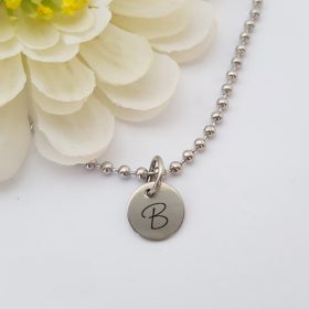 Nyaklánc medállal, személyre szabott felirattal 2.