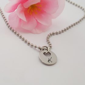 Nyaklánc medállal, személyre szabott felirattal 4.