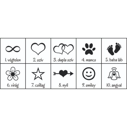 4 oldal, 4 szó - Nemesacél nyaklánc egyedi feliratokkal 