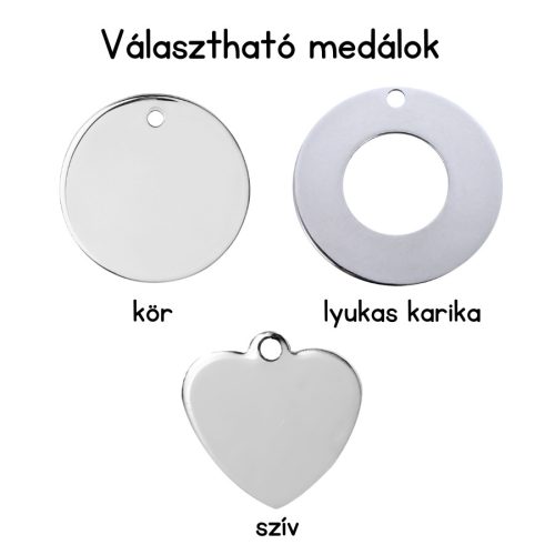 Pandora stílusú karkötő egyedi felirattal 