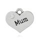 Szív charm 26b. (Mum)