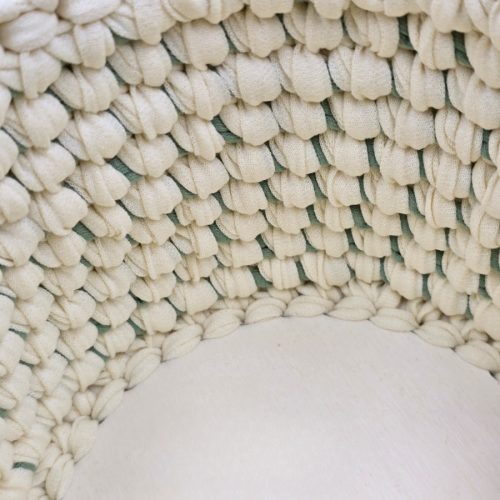 Horgolt tárolókosár egyedi felirattal (128) 