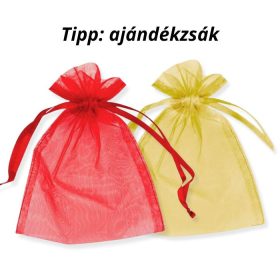 Arany teklagyöngy angyalkás csillag formájú kulcstartó