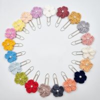 Horgolt kulcstartó, könyvjelző