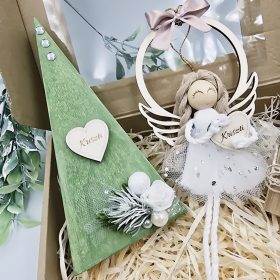 Kézműves karácsonyi ajándékdoboz