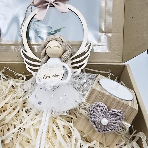 Kézműves karácsonyi ajándékdoboz