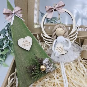 Kézműves karácsonyi ajándékdoboz