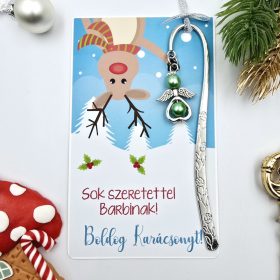 Angyalkás könyvjelző karácsonyi ajándékkártyán - 7.