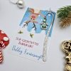 Angyalkás könyvjelző karácsonyi ajándékkártyán - 7.