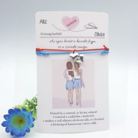 Barátság karkötő, ajándék barátnőnek