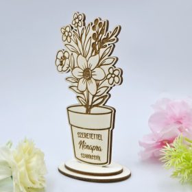 Nőnapi ajándék, asztali dísz egyedi névvel