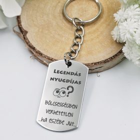 „Amihez rohadtul értek” kulcstartó