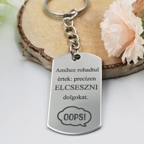 „Amihez rohadtul értek” kulcstartó
