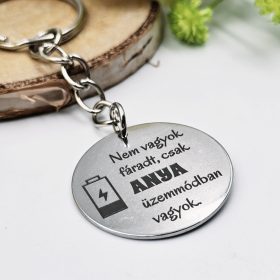 "Nem vagyok fáradt" kulcstartó