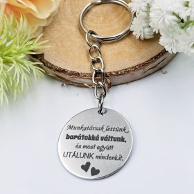 "Munkatársak lettünk" kulcstartó 