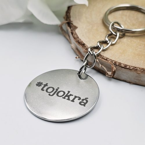 "#tojokrá" kulcstartó