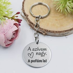 „A szívem nagy” kulcstartó